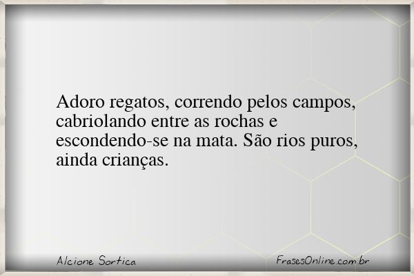 Frase de Alcione Sortica