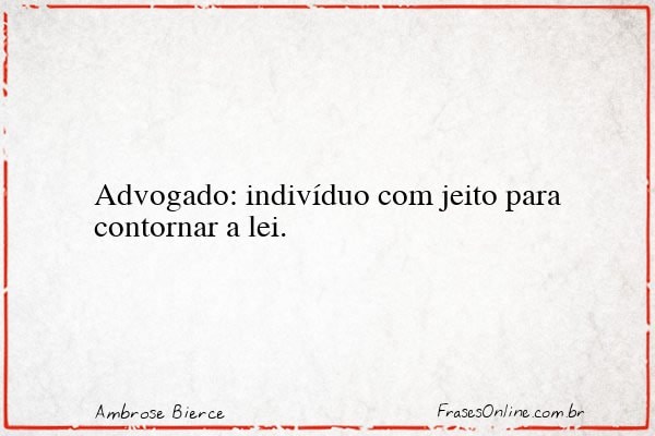 Frase de Ambrose Bierce