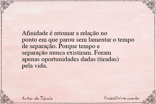 Frase de Artur da Távola