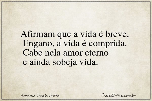 Frase de António Tomás Botto