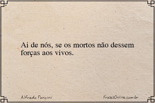 Frase de Alfredo Panzini