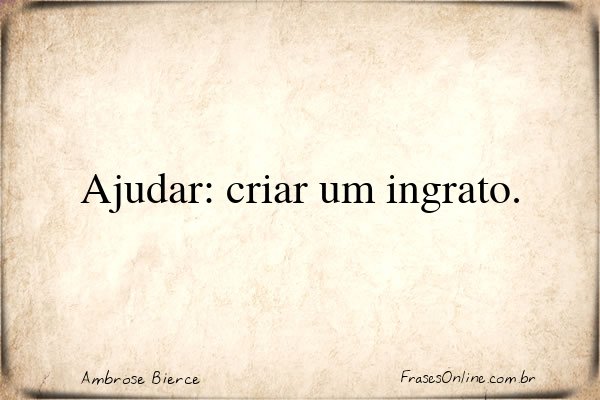 Frase de Ambrose Bierce