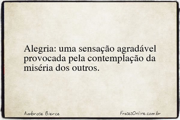 Frase de Ambrose Bierce