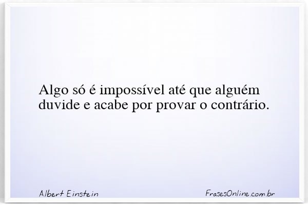 Frase de Albert Einstein