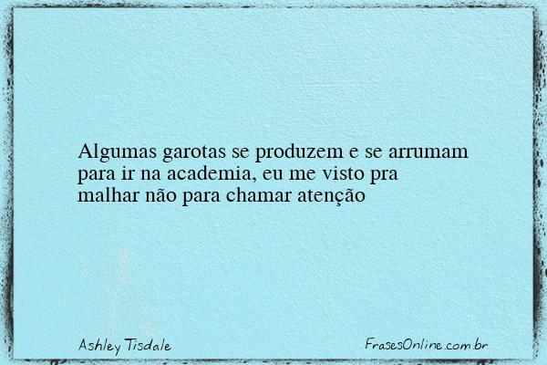 Frase de Ashley Tisdale