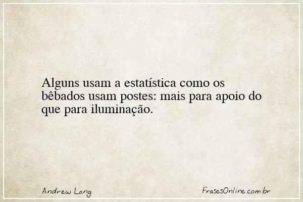 Frase de Andrew Lang