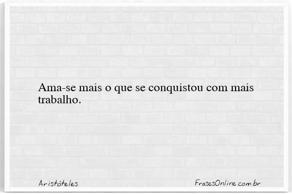 Frase de Aristóteles
