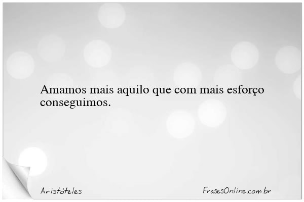 Frase de Aristóteles