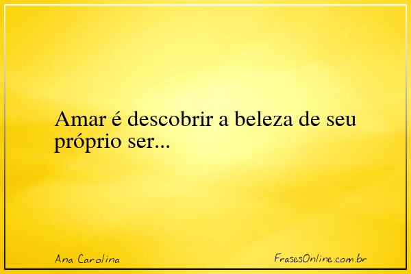 Frase de Ana Carolina
