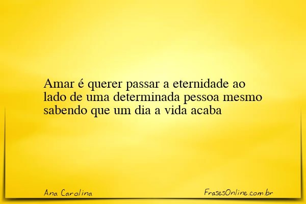 Frase de Ana Carolina