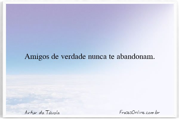 Frase de Artur da Távola