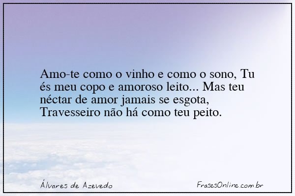 Frase de Álvares de Azevedo