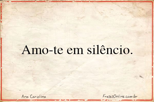 Frase de Ana Carolina