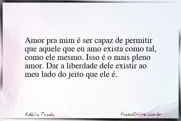 Frase de Adélia Prado