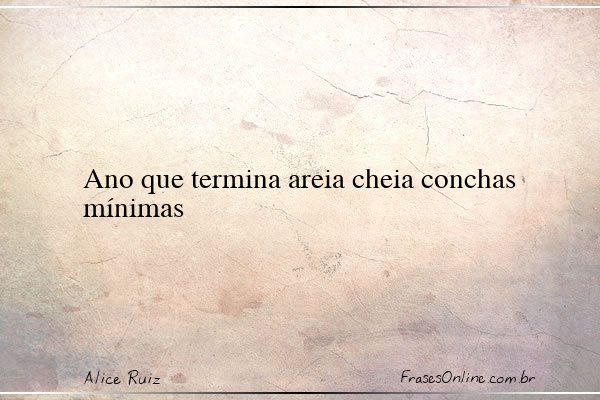 Frase de Alice Ruiz