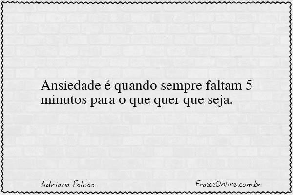 Frase de Adriana Falcão