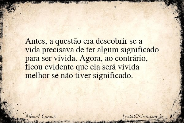 Frase de Albert Camus