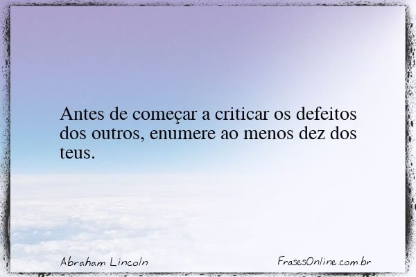 Frase de Abraham Lincoln