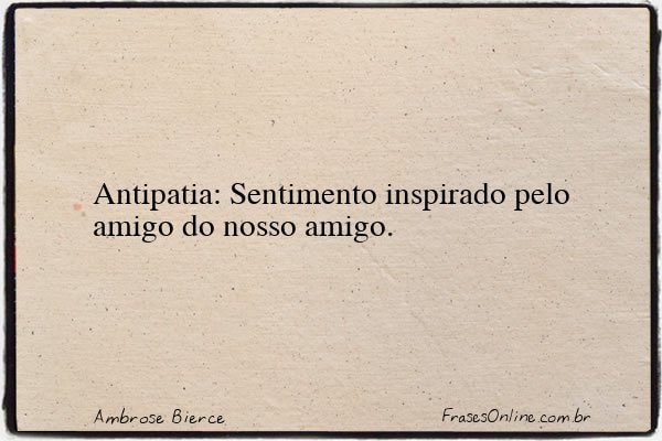 Frase de Ambrose Bierce