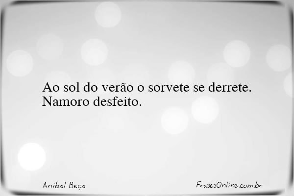 Frase de Anibal Beça