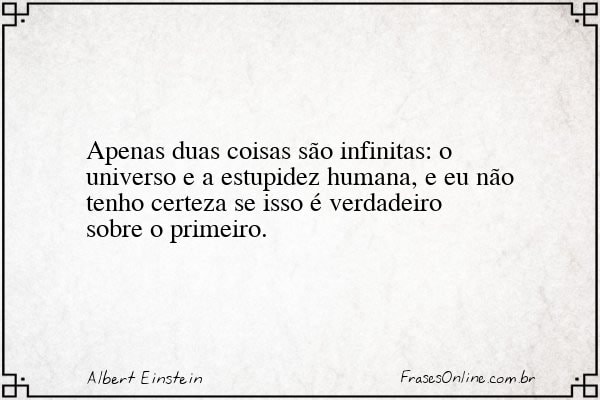 Frase de Albert Einstein