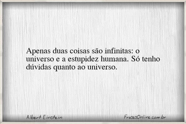 Frase de Albert Einstein