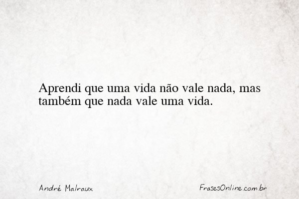 Frase de André Malraux