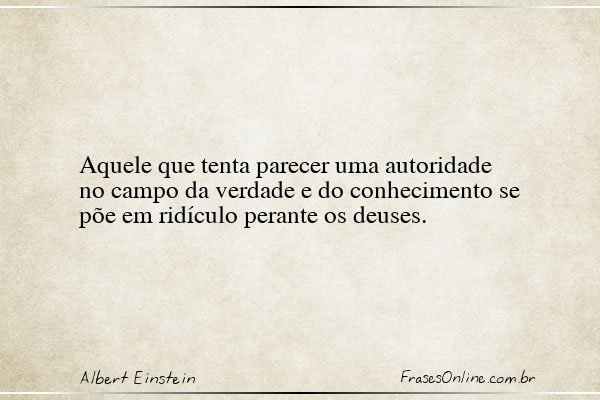 Frase de Albert Einstein