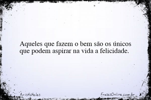 Frase de Aristóteles