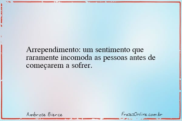 Frase de Ambrose Bierce