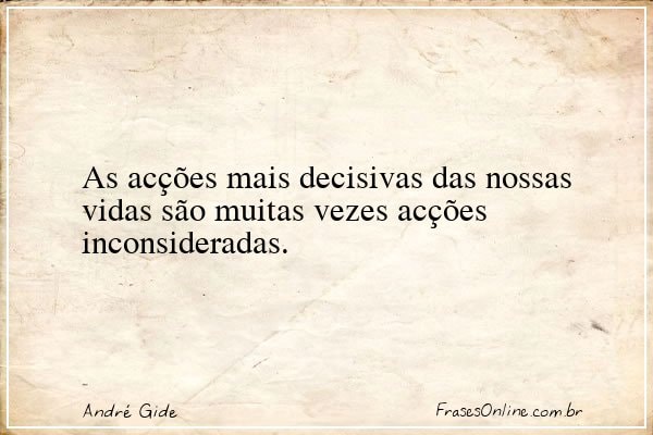 Frase de André Gide