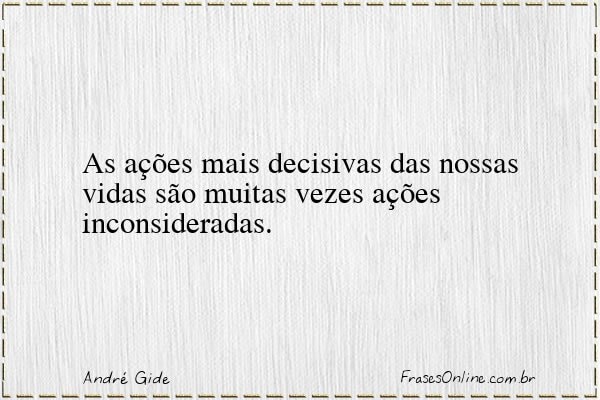 Frase de André Gide