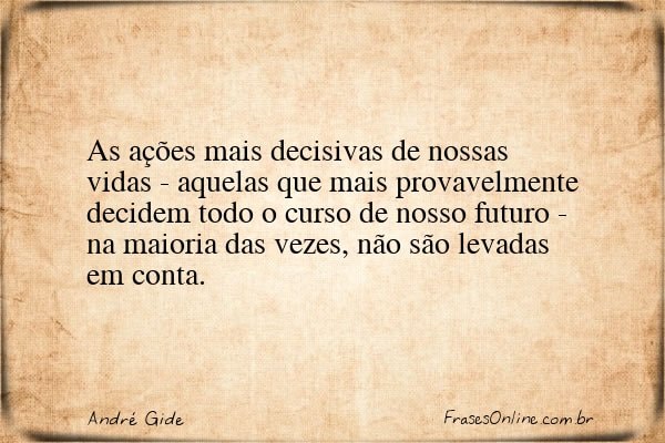 Frase de André Gide