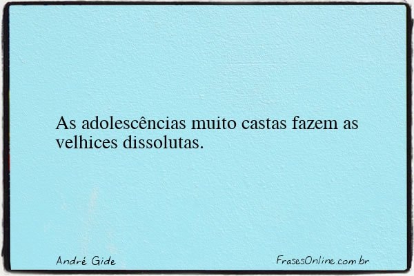 Frase de André Gide