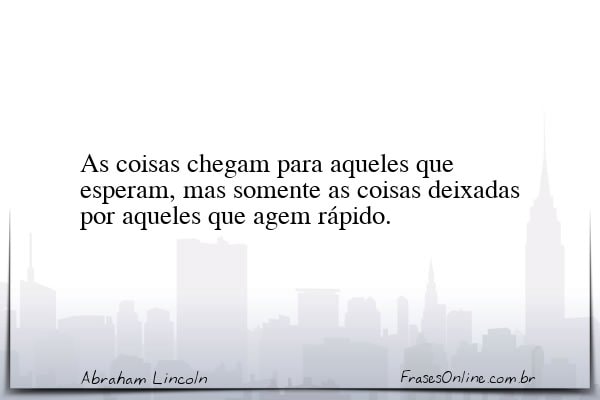 Frase de Abraham Lincoln