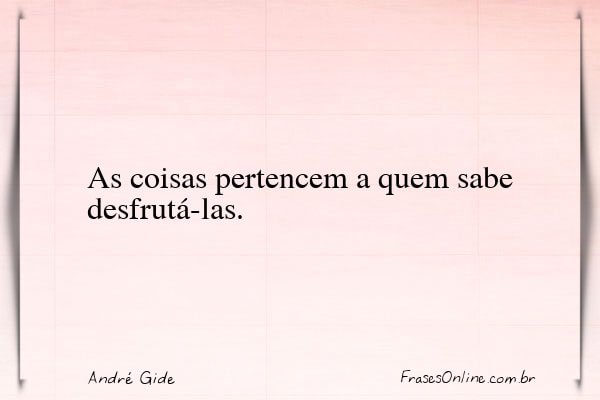 Frase de André Gide