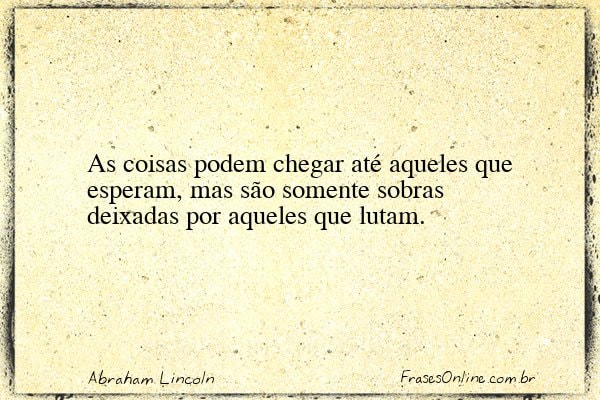 Frase de Abraham Lincoln