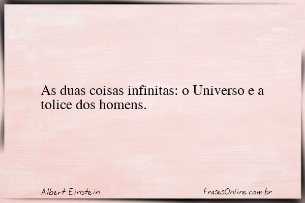 Frase de Albert Einstein