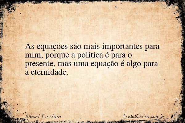 Frase de Albert Einstein