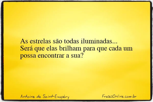 Frase de Antoine de Saint-Exupéry