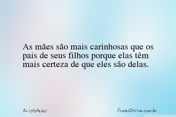 Frase de Aristóteles