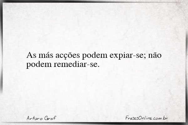 Frase de Arturo Graf