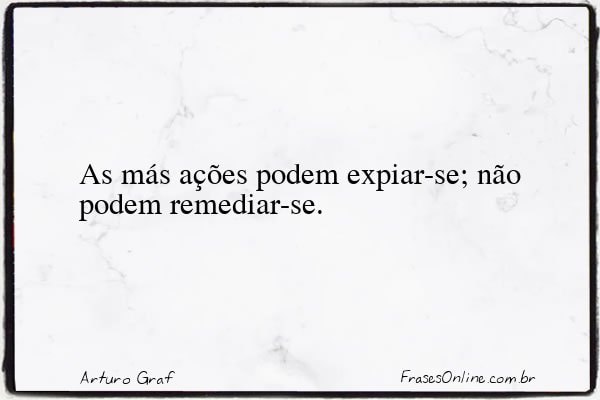 Frase de Arturo Graf