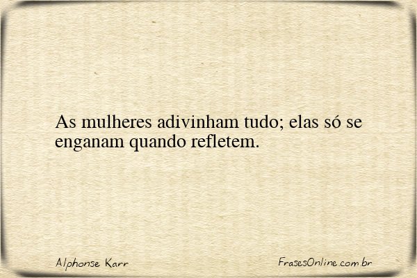 Frase de Alphonse Karr