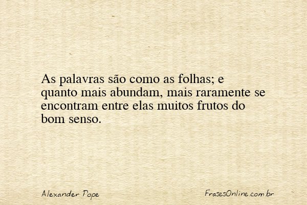 Frase de Alexander Pope