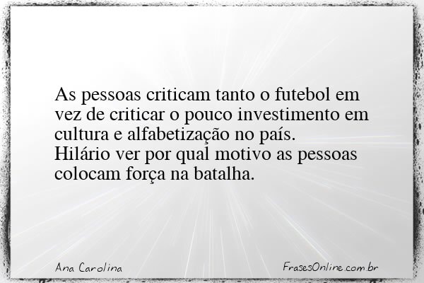 Frase de Ana Carolina