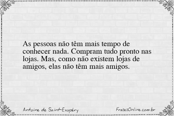 Frase de Antoine de Saint-Exupéry