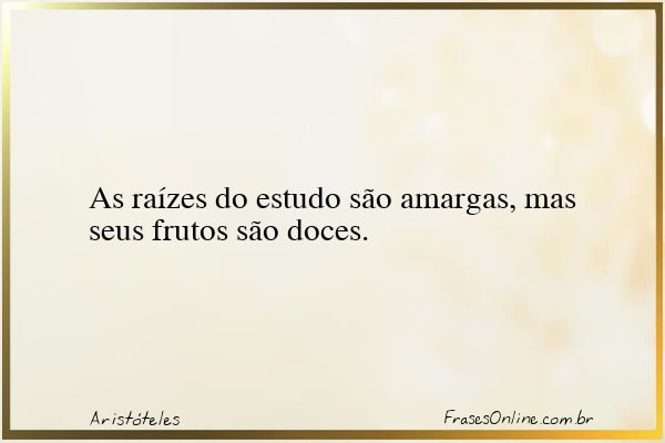 Frase de Aristóteles