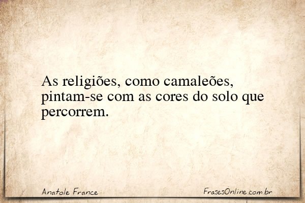 Frase de Anatole France
