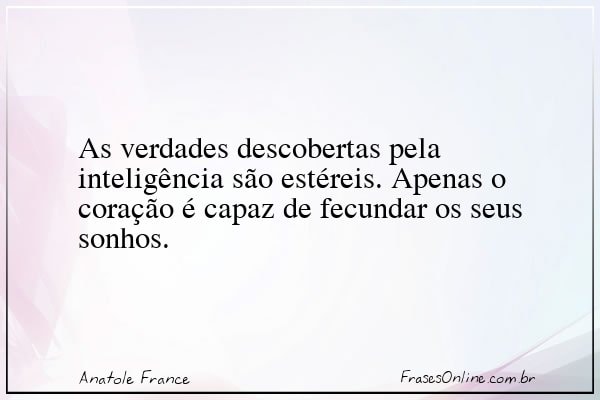 Frase de Anatole France